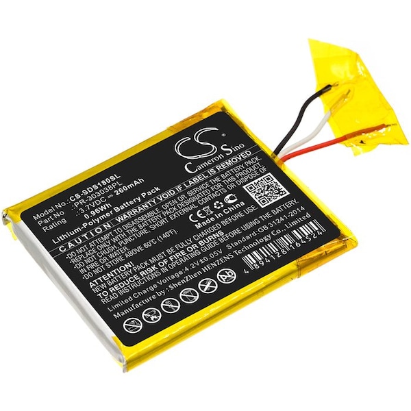 Bsc Preferred Sandisk Sansa Clip+ SDMX18R-004GB-A57 SDMX18R-004GI-A57 SDMX18R-004GR-A57 Player Repl. Battery CS-SDS180SL - main